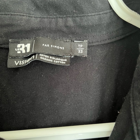 Le 31 Men's Black Polo Shirt size XS - Picture 3 of 5